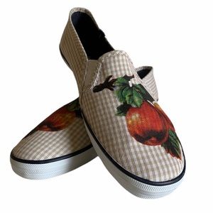 KEDS SLIP ON SNEAKER LOAFER PEACH ORANGE CUTE